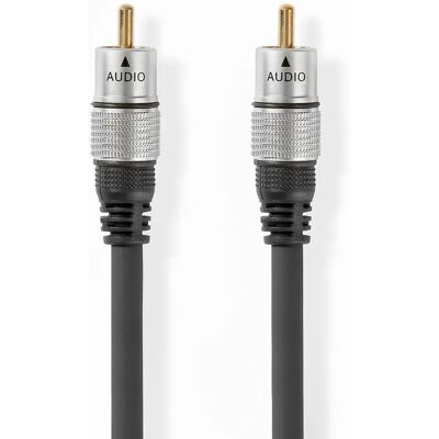 Nedis Audio Kabel - 1.5m - RCA - Antraciet - Audio kabel Nedis Audio Kabel - 1.5m - RCA - Antraciet - Audio kabel