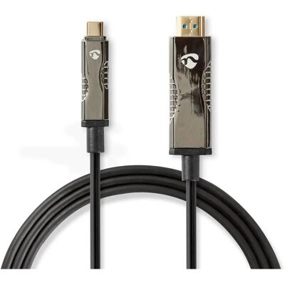 Nedis USB-C HDMI 20m Aktiivinen Optinen Kaapeli - Videoadapteri Nedis USB-C HDMI 20m Aktiivinen Optinen Kaapeli - Videoadapteri