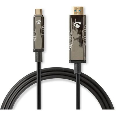 Nedis Malle CCBG6410BK500 Aktiivinen Optinen USB-C HDMI Kaapeli Nedis Malle CCBG6410BK500 Aktiivinen Optinen USB-C HDMI Kaapeli