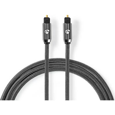 Nedis Modell CATB25000GY10 Optisches Audiokabel - Audio Kabel Nedis Modell CATB25000GY10 Optisches Audiokabel - Audio Kabel