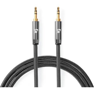 Nedis Harmaa 2m Audio Kaapeli - Malli CATB22000GY20 Nedis Harmaa 2m Audio Kaapeli - Malli CATB22000GY20