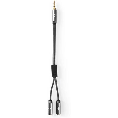 Nedis Bluetooth Audio Kabel - 0,2m - Grijs - Producttype Nedis Bluetooth Audio Kabel - 0,2m - Grijs - Producttype
