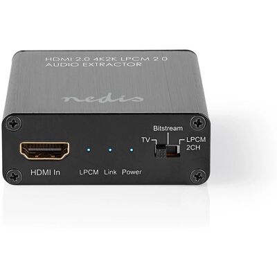 Nedis VEXT3470AT HDMI Video Kytkin - 4K HDMI Extractor Nedis VEXT3470AT HDMI Video Kytkin - 4K HDMI Extractor