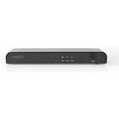 Nedis HDMI Kytkin - 3 Portti, 4K, Kauko-ohjain Nedis HDMI Kytkin - 3 Portti, 4K, Kauko-ohjain