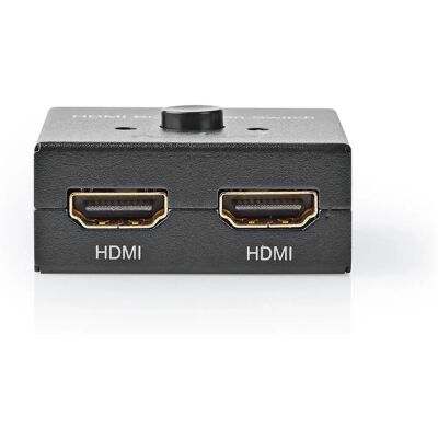 Nedis HDMI Switch - 3-Port 4K@60Hz - Metallinen Anthracite Nedis HDMI Switch - 3-Port 4K@60Hz - Metallinen Anthracite