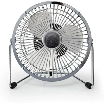 Nedis FNDK1CR15 - Cromato - Ventilatore domestico a pale Nedis FNDK1CR15 - Cromato - Ventilatore domestico a pale