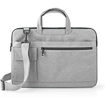 Nedis Sac pour ordinateur portable - Gris - jusqu'à 16 pouces - Publicité Nedis Sac pour ordinateur portable - Gris - jusqu'à 16 pouces - Publicité