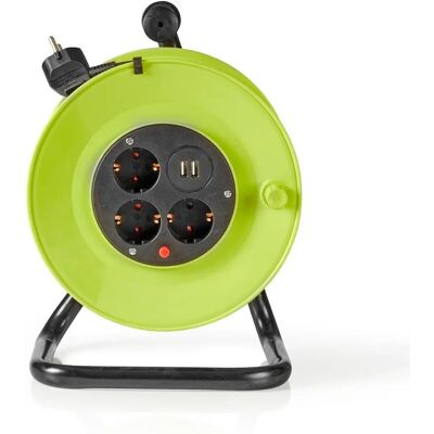 Nedis Verlängerung 25m - 3 Steckdosen - USB Ports - Sicherheit Nedis Verlängerung 25m - 3 Steckdosen - USB Ports - Sicherheit