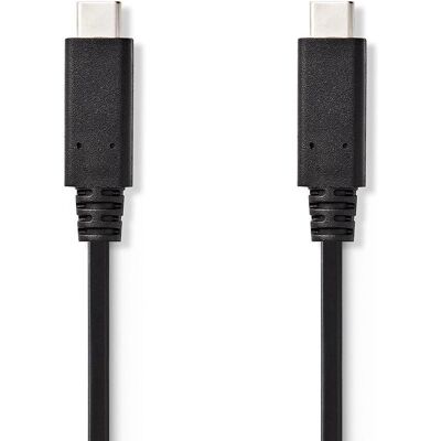 Nedis USB-C 1m USB 3.2 Gen 2 Kaapeli - Musta Nedis USB-C 1m USB 3.2 Gen 2 Kaapeli - Musta