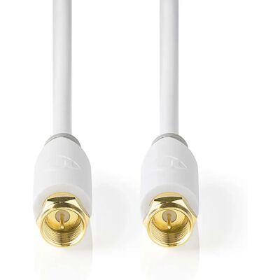 Nedis Cavo Coassiale Bianco 10m - Cavo coassiale Nedis Cavo Coassiale Bianco 10m - Cavo coassiale