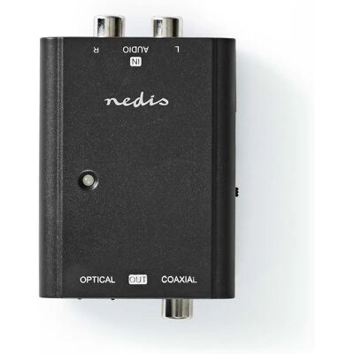 Convertitore audio Nedis - Unidirezionale | 2x RCA a Toslink, S/PDIF Convertitore audio Nedis - Unidirezionale | 2x RCA a Toslink, S/PDIF