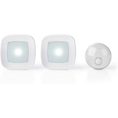 Nedis Kabelloses Türklingel-Set Weiß Nedis Kabelloses Türklingel-Set Weiß