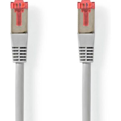 Nedis CCGT85221GY150 Grå 15m Cat6 S/FTP nätverkskabel Nedis CCGT85221GY150 Grå 15m Cat6 S/FTP nätverkskabel