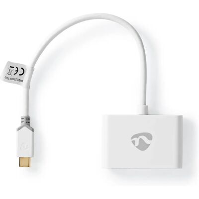 Nedis Wireless USB Hub - Weiß - USB 3.1, 2x USB-A Nedis Wireless USB Hub - Weiß - USB 3.1, 2x USB-A