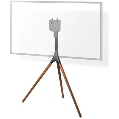Nedis TV standaard - ondersteunt 55-65 inch QLED TV's - Zwart/Bruin Nedis TV standaard - ondersteunt 55-65 inch QLED TV's - Zwart/Bruin