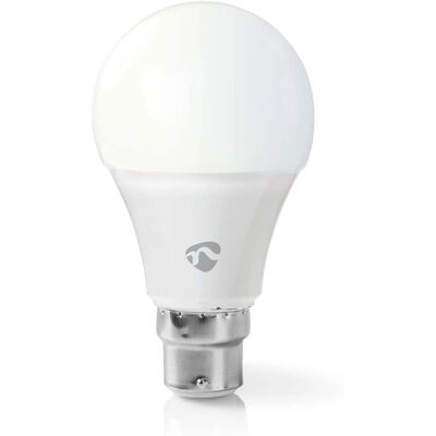 Nedis WIFILW12WTB22 Slimme LED-lamp - Wi-Fi - B22 - 800 lm - 9 W - Warm wit - A+ Nedis WIFILW12WTB22 Slimme LED-lamp - Wi-Fi - B22 - 800 lm - 9 W - Warm wit - A+