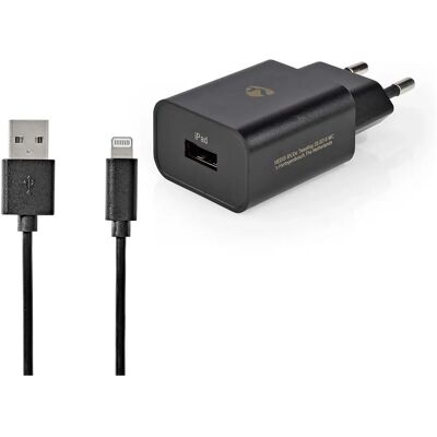 Nedis - WCHAL242ABK - Svart - 1.0 m - Charger Nedis - WCHAL242ABK - Svart - 1.0 m - Charger