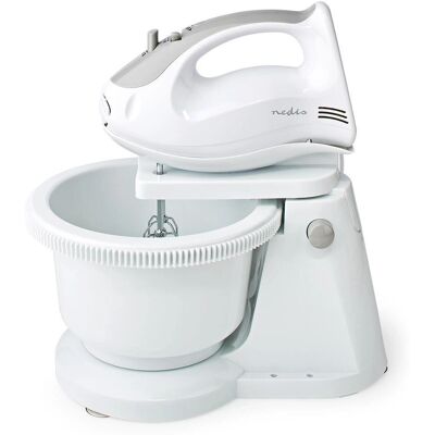 Nedis KAHM110CWT - Grå, Vit - Handmixer Nedis KAHM110CWT - Grå, Vit - Handmixer