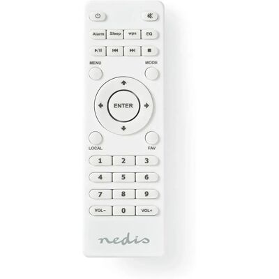 Nedis Ersatz-Fernbedienung - Kompatibel mit RDIN2000WT / RDIN2500WT - Weiß Nedis Ersatz-Fernbedienung - Kompatibel mit RDIN2000WT / RDIN2500WT - Weiß
