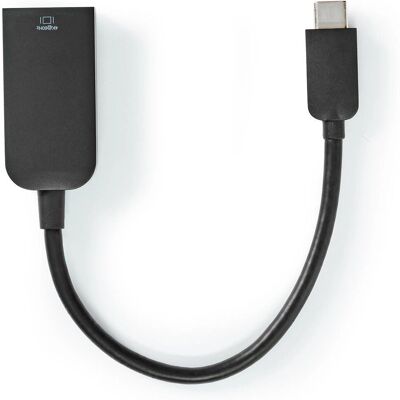 Nedis USB-C naar HDMI Adapter - 4K@60Hz, 0,2 m, Zwart Nedis USB-C naar HDMI Adapter - 4K@60Hz, 0,2 m, Zwart