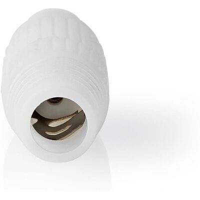 Nedis Modèle CSBW40980WT Connecteur Coaxial - Connecteur coaxial, 75Ω, Blanc Nedis Modèle CSBW40980WT Connecteur Coaxial - Connecteur coaxial, 75Ω, Blanc