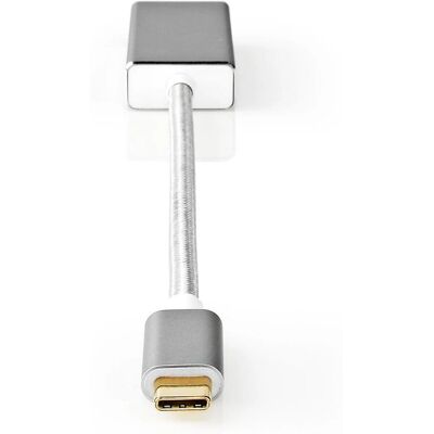 Nedis Video Kabeladapter - 0.2m USB-C zu Mini DisplayPort - Silber Nedis Video Kabeladapter - 0.2m USB-C zu Mini DisplayPort - Silber