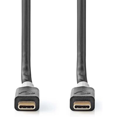 Nedis CCBW64020AT10 USB-Kabel - USB4 Gen 2x2 - 1m - Schwarz Nedis CCBW64020AT10 USB-Kabel - USB4 Gen 2x2 - 1m - Schwarz