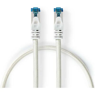 Nedis Modell CCTB85321AL50 Silver 5m Nätverkskabel Cat6 S/FTP Nedis Modell CCTB85321AL50 Silver 5m Nätverkskabel Cat6 S/FTP
