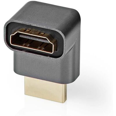 Nedis HDMI-sovitin, 270° - Harmaa metallilla - HDMI, 4K, 3D, ARC Nedis HDMI-sovitin, 270° - Harmaa metallilla - HDMI, 4K, 3D, ARC