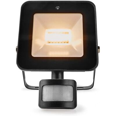 Nedis Luz de seguridad exterior inteligente - 20W, Negro, Ajustable, Wi-Fi Nedis Luz de seguridad exterior inteligente - 20W, Negro, Ajustable, Wi-Fi