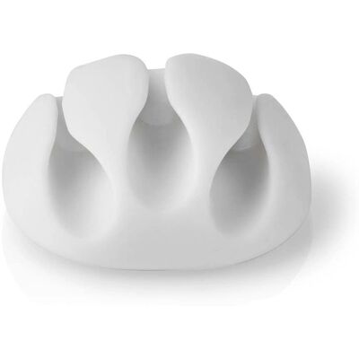 Organisateur de câbles Nedis Modèle CMGC20034WT - 3 fentes, Blanc - Publicité Organisateur de câbles Nedis Modèle CMGC20034WT - 3 fentes, Blanc - Publicité