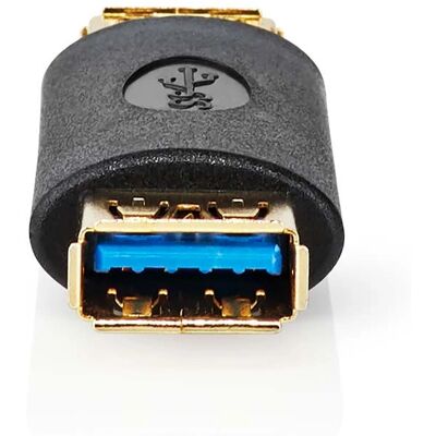 Nedis USB Adapter CCBW60900AT - Unterstützung 5 Gbps - Vergoldet - Anthrazit Nedis USB Adapter CCBW60900AT - Unterstützung 5 Gbps - Vergoldet - Anthrazit