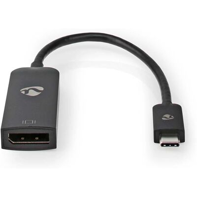 Nedis Modell CCGB64353BK02 USB-C till DisplayPort Adapter - 0,2m Nedis Modell CCGB64353BK02 USB-C till DisplayPort Adapter - 0,2m