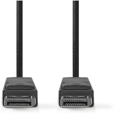 Nedis DisplayPort Kabel - 1 m Schwarz - unterstützt 8K@60Hz Nedis DisplayPort Kabel - 1 m Schwarz - unterstützt 8K@60Hz