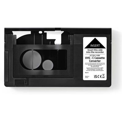 Nedis VCON110BK Kompaktowy adapter VHS-C Nedis VCON110BK Kompaktowy adapter VHS-C