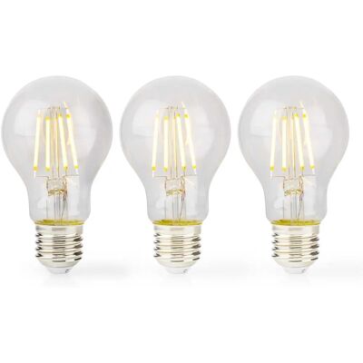 Nedis LED Lyspære E27 - Varm Hvit - 7W - 806lm - Dimmbar - Retro Stil Nedis LED Lyspære E27 - Varm Hvit - 7W - 806lm - Dimmbar - Retro Stil