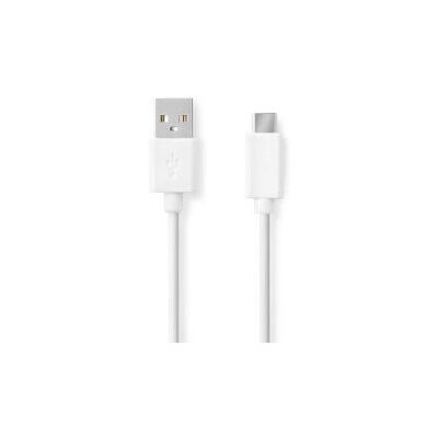 Nedis USB-kaapeli - 1m USB 2.0 USB-A to USB-C Valkoinen Nedis USB-kaapeli - 1m USB 2.0 USB-A to USB-C Valkoinen