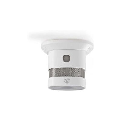 Nedis White Zigbee Smoke Detector - 10 Year Sensor - Compact Nedis White Zigbee Smoke Detector - 10 Year Sensor - Compact