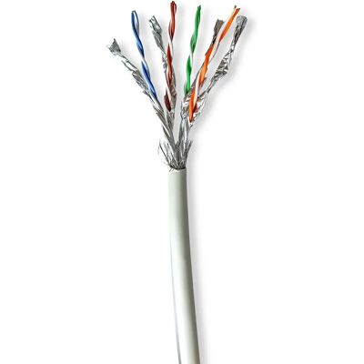 Nedis Modèle CCBG8548GY50S Câble réseau Cat7 blindé 50m - Publicité Nedis Modèle CCBG8548GY50S Câble réseau Cat7 blindé 50m - Publicité