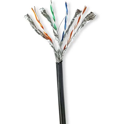 Nedis CCBG8599BK100S nätverkskabel svart - 100m CAT7 S/FTP Nedis CCBG8599BK100S nätverkskabel svart - 100m CAT7 S/FTP