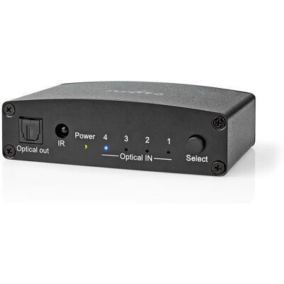 Nedis Model ASWI2514BK Czarny Cyfrowy Przełącznik Audio - Audio Switch Nedis Model ASWI2514BK Czarny Cyfrowy Przełącznik Audio - Audio Switch