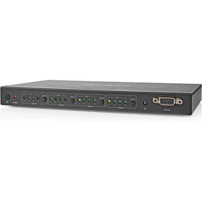 Interruttore Matrice AV Nedis 4x4 - Supporta 4K@60Hz Interruttore Matrice AV Nedis 4x4 - Supporta 4K@60Hz