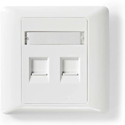 Nedis CCGP89760WT Prise - RJ-45 Blanc - Publicité Nedis CCGP89760WT Prise - RJ-45 Blanc - Publicité