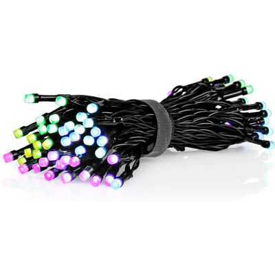 Chaîne de lumières LED RGB Nedis SmartLight - 84 LEDs, 10m - Intérieur/Extérieur - Publicité Chaîne de lumières LED RGB Nedis SmartLight - 84 LEDs, 10m - Intérieur/Extérieur - Publicité