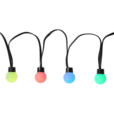 Nedis WIFILP02C48 Catena di illuminazione decorativa - 48 LED RGB Wi-Fi Interni Esterni Nedis WIFILP02C48 Catena di illuminazione decorativa - 48 LED RGB Wi-Fi Interni Esterni