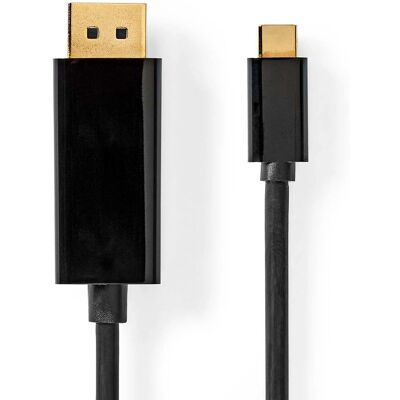 Nedis USB-C Adapter - 4K@60Hz, 2m, Svart - Video Kabeladapter Nedis USB-C Adapter - 4K@60Hz, 2m, Svart - Video Kabeladapter