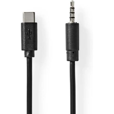 Nedis Modell CCGB65950BK10 USB-C til 3,5 mm lydkabel - 1m Nedis Modell CCGB65950BK10 USB-C til 3,5 mm lydkabel - 1m