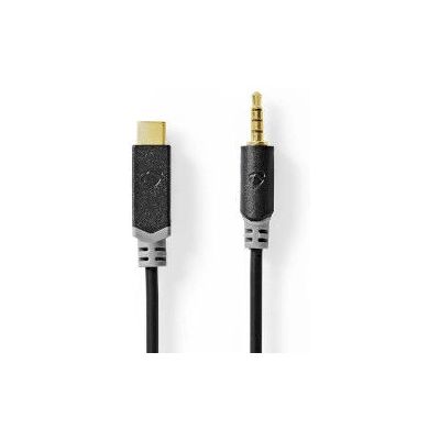 Nedis CCBW65950AT10 Audiokabel - 1m USB C 3,5mm Schwarz Nedis CCBW65950AT10 Audiokabel - 1m USB C 3,5mm Schwarz