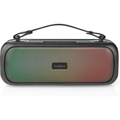 Haut-parleur portable Bluetooth Nedis - Noir - 45 W - Publicité Haut-parleur portable Bluetooth Nedis - Noir - 45 W - Publicité