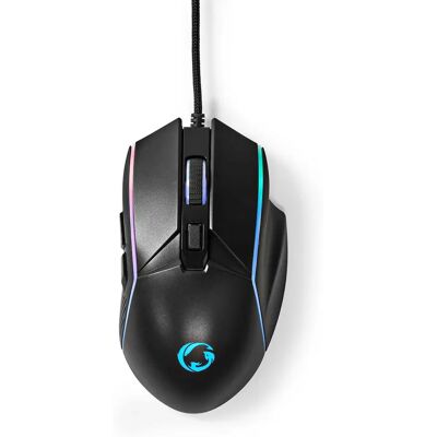 Nedis Gaming Maus - 7200 DPI, Einstellbar, Kabelgebunden Nedis Gaming Maus - 7200 DPI, Einstellbar, Kabelgebunden
